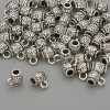 Silberfarbener Bail – Abmessungen 6×5×7 mm, Öffnungen 5 mm ±, Durchmesser 2,5 mm ±, Durchmesser 1,8 mm ±, Verpackung 20 g (~58 Stück)