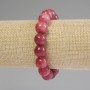 Armband aus Turmalin, glatte Kugel 12 mm ±, Länge ca. 18 cm, elastische Stretch-Basis