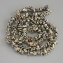 Dalmatiner-Jaspis-Chips-Perlen, Durchmesser ca. 7–13 × 2–4 mm, Länge ca. 80 cm, auf Schnur