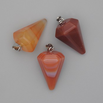 Anhänger «Pendel» aus Karneol 28×20×14 mm+