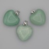 Herzanhänger aus Nephrit-Jade 20x20mm