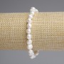 Armband aus Süßwasserperlen 7-8×6, 5-7 mm ±, Länge 18 cm ± Stretch