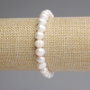 Stretch-Armband aus Flussperlen, 9,5 × 8 mm ±, Länge 18 cm ±