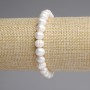 Stretch-Armband aus Flussperlen, 9,5 × 8 mm ±, Länge 18 cm ±