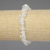 Armband Mondstein- und Bergkristall-Chip-Perlen, 7–10×2–5 mm ±, Länge ca. 18 cm, Stretch