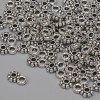 Silberfarbener Anhänger, Durchmesser 7×4,5 mm, Loch in der Öse 1,5 mm, Verpackung 84 Stück+