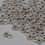 Silberfarbener Anhänger, Durchmesser 7×4,5 mm, Loch in der Öse 1,5 mm, Verpackung 84 Stück+