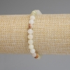 Onyx-Armband, glatte Kugeln 6 mm, Länge ca. 18 cm, Elastikarmband