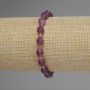 Turmalin-Armband mit facettierten Körnern, Durchmesser 8×6 mm, 5 mm ±, Rocailles 3 mm ±, Länge 18 cm Stretch