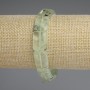 Prehnit-Armband, rechteckige Glieder, Maße 16 × 12 mm, Länge ca. 18 cm, Stretcharmband