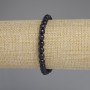 Armband Aventurin Nacht Kaïra, facettierte Kugeln, Durchmesser ca. 6 mm, Länge ca. 18 cm