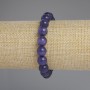 Armband Katzenauge – glatte Kugeln, Durchmesser ca. 9,5 mm, Länge ca. 18 cm, Stretch