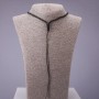 Schwarze Halskettenschnur, 60 cm