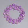 Perlen Lavendel-Amethyst facettierte Körnerperlen 10×9 mm ±, Seed-Beads 3 mm ±, Länge ca. 36 cm ± auf der Schnur