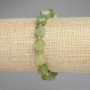 Armband aus facettiertem Jadeit, Rhombusform, 18 cm +
