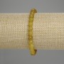 Armband aus gelbem Quarz, facettierte Kugeln 6 mm ±, Länge 18 cm +