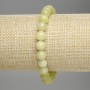 Armband Citrin (künstlich) glatte Kugeln, Durchmesser 7,5 mm, Länge ca. 18 cm, elastisch