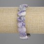Armband aus Charoit, facettierte Glieder 15×10 mm, Länge ca. 18 cm, Stretch