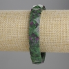 Zoisite-Armband, facettierte Glieder 12×12 mm ±, Länge ca. 18 cm ±, elastisch