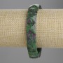 Zoisite-Armband, facettierte Glieder 12×12 mm ±, Länge ca. 18 cm ±, elastisch