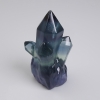 Souvenir-Naturstein Fluorit, Maße ca. 40×27 mm ± (Preis pro Stück)
