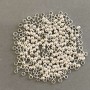 Crimp-Fixierer «Zahipi», Durchmesser 2,5 mm, Metallfarbe helles Silber, 200 g