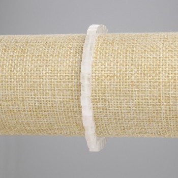 Armband aus Bergkristall Würfel 4,5 × 4,5 mm, Länge ca. 18 cm – Stretcharmband