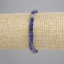 Sodalit-Würfel-Armband 4,5×4,5 mm, Länge ca. 18 cm, elastisch