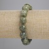 Serpentin-Armband, glatte Kugel, Durchmesser 12 mm, Länge ca. 18 cm, elastisch