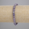 Iolith-Armband mit glatten Kugeln, Ø ca. 6 mm, Länge ca. 18 cm, Stretch-Schnur