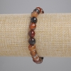 Sonderangebot! Armband aus facettiertem Achat, Kugeldurchmesser ca. 8 mm, Länge ca. 18 cm, Stretcharmband