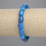 Apatit-Barrel-Perlenarmband, Durchmesser 11×9 mm, Länge ca. 18 cm, Stretch