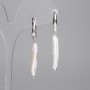 Ohrringe mit Barockperlen 27×5 mm ±, Länge ca. 45 mm ± (in verschiedenen Größen)