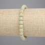 Armband aus salatgrüner Vulkanlava – Zylinderperlen, Durchmesser 6×6 mm, Länge ca. 18 cm, Stretcharmband