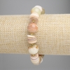 Onyx-Armband, glatte Kugeln 12 mm ±, Rondell-Abstandshalter, Durchmesser 10×2 mm ±, Hämatit 3 mm ±, Länge ca. 18 cm ±, Stretch