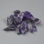 Natur-Amethyststein, unbearbeitet, Durchmesser 17–50×8–25×9–20 mm ± (Sortiment nach Größe) (Preis pro 100 g)
