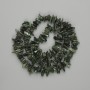 Seraphinit-Chips-Perlen 6–9–1–3 mm, Länge ca. 41 cm, auf Schnur