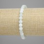 Armband aus Angelit, glatte Kugeln 6 mm, Länge ca. 18 cm, Stretcharmband