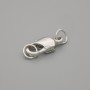 Preis pro Stück: Karabiner-Verschluss, Durchmesser 16×7 mm, Silberfarbe
