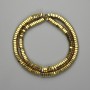 Hämatit-Rondellperlen goldfarben 6×2 mm, Länge 40 cm+