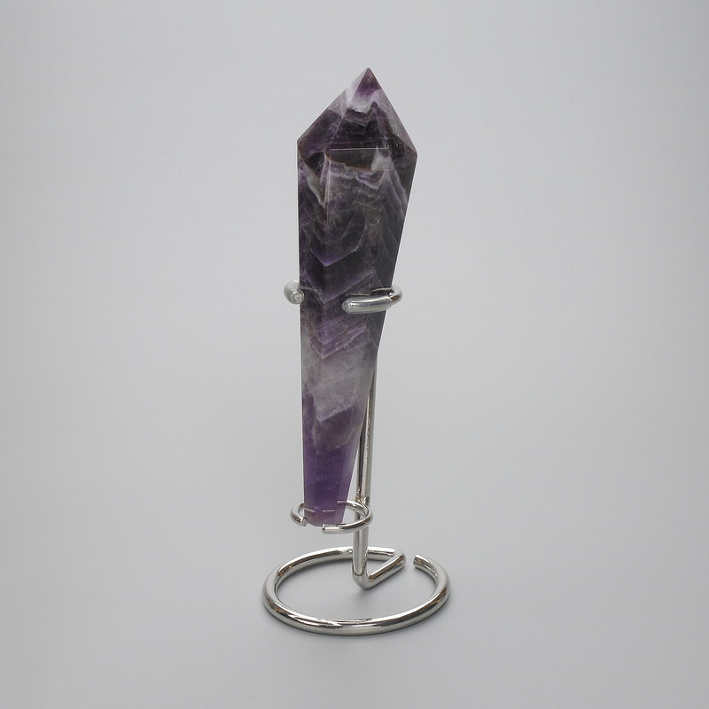 Souvenir-Bleistift kegelförmiger Amethyst – Maße 125 × 33 × 18 mm ±, assortiert in Größen (ohne Ständer) (Preis pro 100 g)