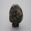 Souvenir-Ei aus Septaria, Naturstein, Durchmesser 125 × 90 mm ± (Größenvariante), Gewicht ab 1200 g (Preis pro 100 g)