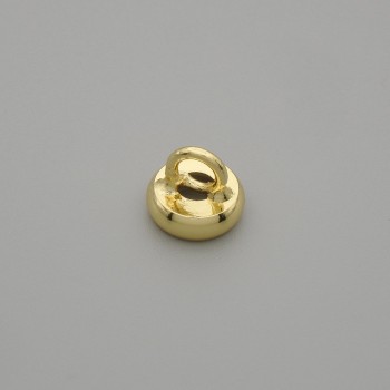 Endkappe für Perle goldfarben 8×1 mm, Ø 3 mm Loch
