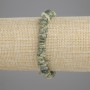 Armband aus Serpentin-Krümel, Durchmesser 6–11×2–5 mm, Länge 18 cm ± elastisches Band