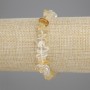Armband Citrin-Krümel, Durchmesser 5–9×2–6 mm, Länge ca. 18 cm – Stretcharmband