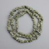 Serpentinperlen, Chips-Größe 6–14×1 mm, Länge ca. 76 cm +