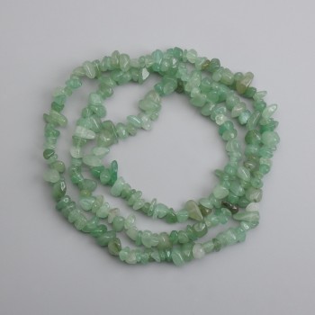 Jade-Chips-Perlen, Durchmesser 6–10 × 2–6 mm, Länge 80 cm +