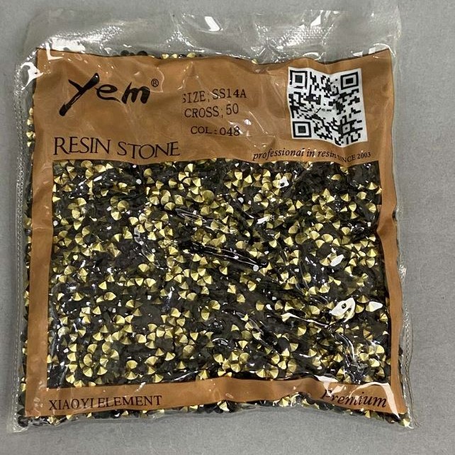 Schwarze Strass-Steine, Durchmesser 4 mm ±, Verpackung 75 g (±)