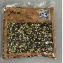 Schwarze Strass-Steine, Durchmesser 4 mm ±, Verpackung 75 g (±)