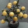 Andenken – Dekoratives Baum aus natürlichem Stein Onyx, Marmor und Nephrit, 40 mm± flexibel ~, Länge ca. 25 cm+